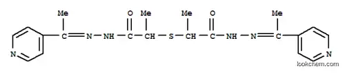 Molecular Structure of 7155-01-3 (Propionic acid,2,2'-thiodi-, bis[[1-(4-pyridyl)ethylidene]hydrazide] (8CI))