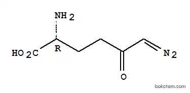 Molecular Structure of 71629-86-2 (6-DIAZO-5-OXO-D-NORLEUCINE)