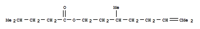 3,7-DIMETHYLOCT-6-ENYL 4-METHYLVALERATE