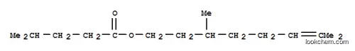 Molecular Structure of 71662-18-5 (3,7-dimethyloct-6-enyl 4-methylvalerate)