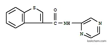 Molecular Structure of 717873-63-7 (Benzo[b]thiophene-3-carboxamide, N-pyrazinyl- (9CI))