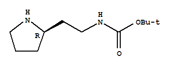 Carbamic acid, [2-(2R)-2-pyrrolidinylethyl]-, 1,1-dimethylethyl ester (9CI)