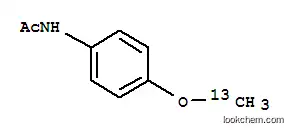 Molecular Structure of 72156-70-8 (METHACETIN-METHOXY-13C)
