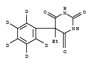 2,4,6(1H,3H,5H)-Pyrimidinetrione,5-ethyl-5-(phenyl-d5)- (9CI)