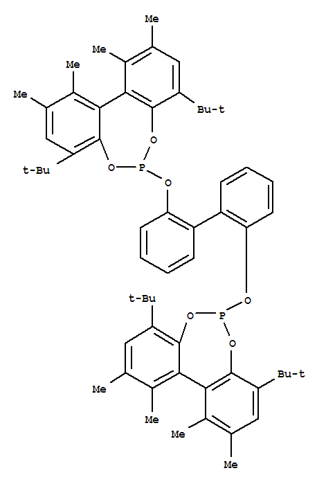 (S,S)-(+)-6,6'-[(1,1'-Biphenyl-2,2'-diyl)bis(oxy)] bis[4,8-di-t-butyl-1,2,10,11-tetraMethyl]dibenzo[d,f][1,3,2]dioxaphosphepin bisacetonitrile adduct, Min. 95% (S,S)-Kelliphite