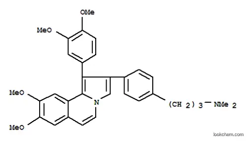 Pyrrolo(2,1-a)isoquinoline, 8,9-dimethoxy-1-(3,4-dimethoxyphenyl)-2-(p-(3-dimethylaminopropyl)phenyl)-
