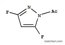 Molecular Structure of 73311-18-9 (1H-Pyrazole, 1-acetyl-3,5-difluoro- (9CI))