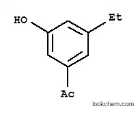 Molecular Structure of 733679-07-7 (Ethanone, 1-(3-ethyl-5-hydroxyphenyl)- (9CI))