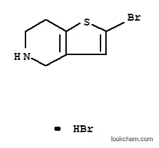 Molecular Structure of 733757-75-0 (2-BROMO-4,5,6,7-TETRAHYDROTHIENO[3,2-C]PYRIDINE HYDROBROMIDE)