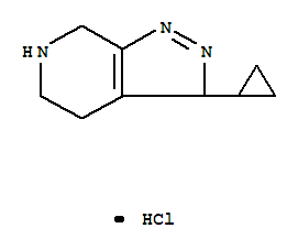 3-Cyclopropyl-4,5,6,7-tetrahydro-1H-pyrazolo[3,4-c]pyridine hydrochloride