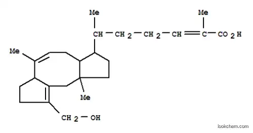 Molecular Structure of 73435-91-3 ((6α,10β,11α,19E)-24-Hydroxyophiobola-2,7,19-trien-21-oic acid)