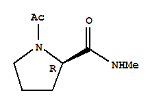 2-PYRROLIDINECARBOXAMIDE,1-ACETYL-N-METHYL-,(R)-