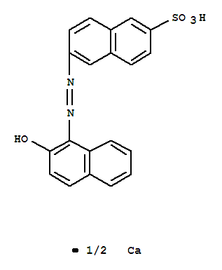 2-Naphthalenesulfonicacid, 6-[2-(2-hydroxy-1-naphthalenyl)diazenyl]-, calcium salt (2:1)