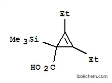 Molecular Structure of 736137-14-7 (2-Cyclopropene-1-carboxylicacid,2,3-diethyl-1-(trimethylsilyl)-(9CI))