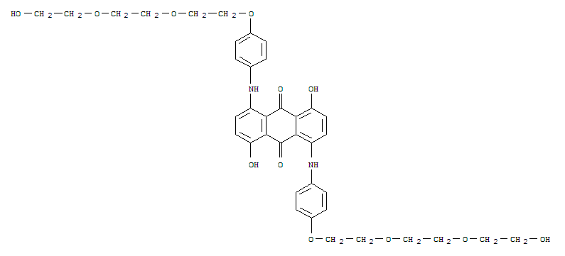9,10-Anthracenedione,1,5-dihydroxy-4,8-bis[[4-[2-[2-(2-hydroxyethoxy)ethoxy]ethoxy]phenyl]amino]-