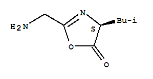 5(4H)-Oxazolone,2-(aminomethyl)-4-(2-methylpropyl)-, (4S)-