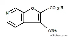 Molecular Structure of 740052-12-4 (Furo[2,3-c]pyridine-2-carboxylic acid, 3-ethoxy- (9CI))