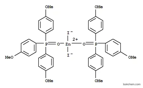 Molecular Structure of 74039-83-1 (1-bis(4-methoxyphenyl)phosphoryl-4-methoxy-benzene, zinc(+2) cation, d iiodide)