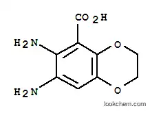 Molecular Structure of 741201-25-2 (1,4-Benzodioxin-5-carboxylicacid,6,7-diamino-2,3-dihydro-(9CI))