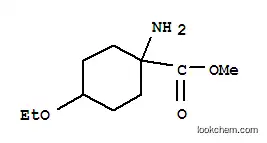Cyclohexanecarboxylic acid, 1-amino-4-ethoxy-, methyl ester (9CI)