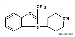 Molecular Structure of 742076-06-8 (1-(4-PIPERIDINYL)-2-(TRIFLUOROMETHYL)-1H-BENZIMIDAZOLE)