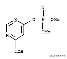 Molecular Structure of 74460-08-5 (Phosphorothioic acid, O-(6-methoxy-4-pyrimidinyl) O,O-dimethyl ester (9CI))