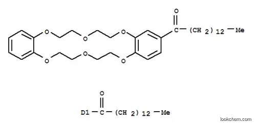 Molecular Structure of 74639-76-2 (4,4(5)-DIMYRISTOYLDIBENZO-18-CROWN-6)