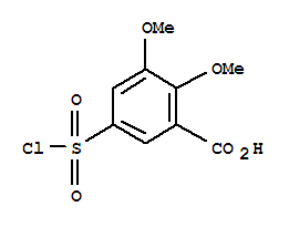 Benzoic acid,5-(chlorosulfonyl)-2,3-dimethoxy-