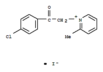 Pyridinium,1-[2-(4-chlorophenyl)-2-oxoethyl]-2-methyl-, iodide (1:1) cas  7466-98-0