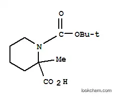Molecular Structure of 746658-74-2 (1-BOC-2-METHYLPIPECOLINIC ACID)