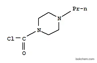 Molecular Structure of 747355-56-2 (1-Piperazinecarbonyl chloride, 4-propyl- (9CI))