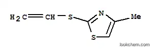 Molecular Structure of 74761-05-0 (Thiazole,  2-(ethenylthio)-4-methyl-)