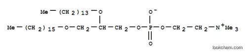 Molecular Structure of 74838-89-4 (1-hexadecyl-2-tetradecyl-glycero-3-phosphocholine)