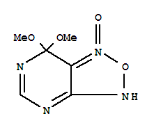 1,2,5]OXADIAZOLO[3,4-D]PYRIMIDINE,4,7-DIHYDRO-7,7-DIMETHOXY-,1-OXIDE