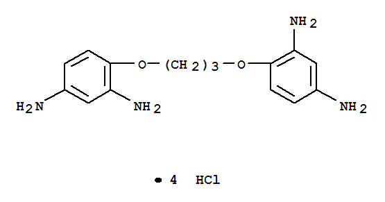 1,3-Bis(2,4-diaminophenoxy)propane tetrahydrochloride(74918-21-1)