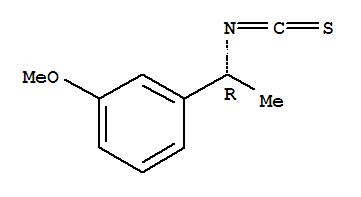 Benzene,1-[(1R)-1-isothiocyanatoethyl]-3-methoxy-