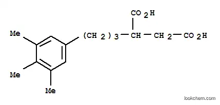 Molecular Structure of 7507-60-0 (2-[3-(3,4,5-trimethylphenyl)propyl]butanedioic acid)