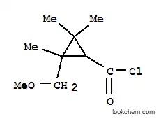 Molecular Structure of 75145-29-8 (Cyclopropanecarbonylchloride,2-(methoxymethyl)-2,3,3-trimethyl-(9CI))