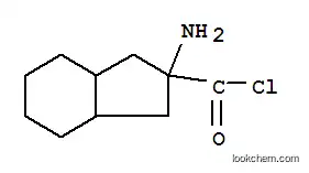 Molecular Structure of 752923-70-9 (1H-Indene-2-carbonyl chloride, 2-aminooctahydro- (9CI))