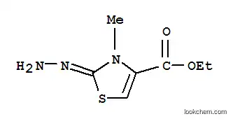 Molecular Structure of 753027-75-7 (4-Thiazolecarboxylicacid,2-hydrazono-2,3-dihydro-3-methyl-,ethylester(9CI))