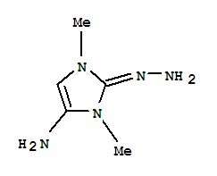 2H-IMIDAZOL-2-ONE,4-AMINO-1,3-DIHYDRO-1,3-DIMETHYL-,HYDRAZONE