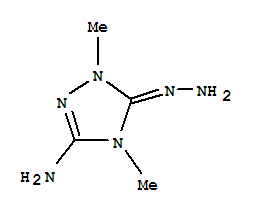 3H-1,2,4-TRIAZOL-3-ONE,5-AMINO-2,4-DIHYDRO-2,4-DIMETHYL-,HYDRAZONE