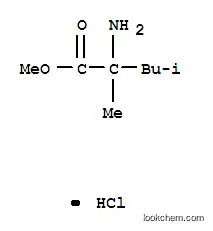 Molecular Structure of 75691-29-1 (DL-alpha-Methylleucine methyl ester hydrochloride)