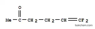 Molecular Structure of 76083-55-1 (5-Hexen-2-one, 6,6-difluoro- (9CI))