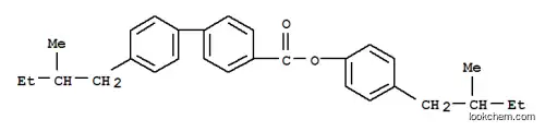 Molecular Structure of 76260-42-9 (4-(2-methylbutyl)phenyl 4'-(2-methylbutyl)[1,1'-biphenyl]-4-carboxylate)