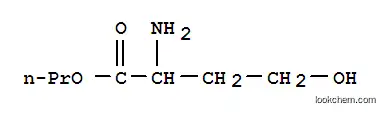 Molecular Structure of 764724-39-2 (Homoserine, propyl ester (9CI))