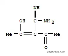 2-Butenimidamide, 2-acetyl-3-hydroxy- (9CI)