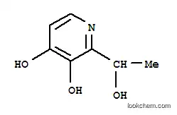Molecular Structure of 765261-57-2 (3,4-Pyridinediol, 2-(1-hydroxyethyl)- (9CI))