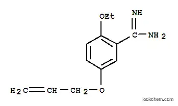 Molecular Structure of 765261-98-1 (Benzenecarboximidamide, 2-ethoxy-5-(2-propenyloxy)- (9CI))