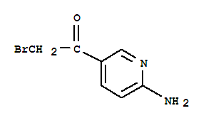 1-(6-amino-3-pyridinyl)-2-bromoethanone